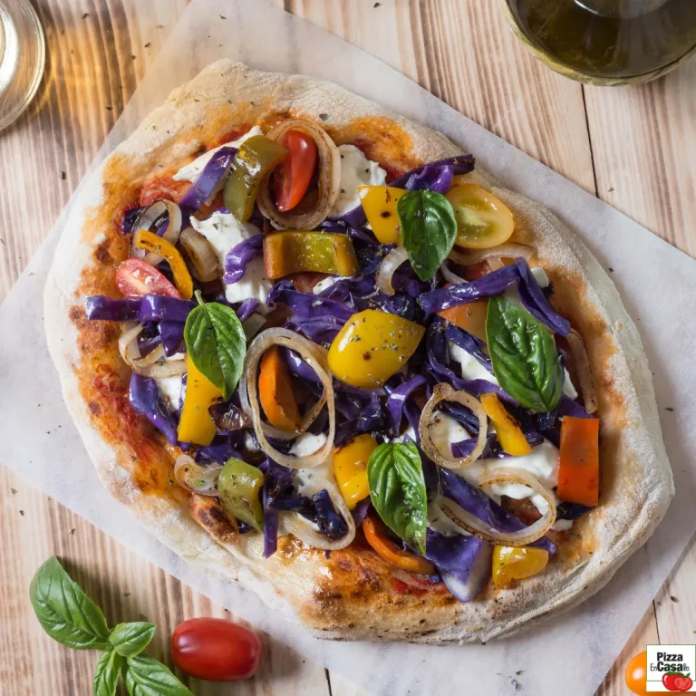 Imagen Pizza con Verduras 🫑🧅🍅
